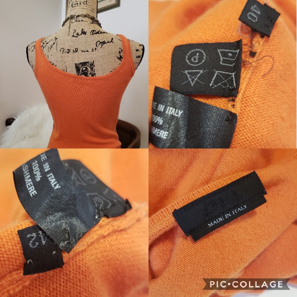 Prada 100% Cashmere Cardigian Set - Picture 2 of 7
